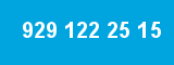 929 122 25 15
